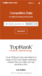 Mobile Screenshot of fr.semrush.com